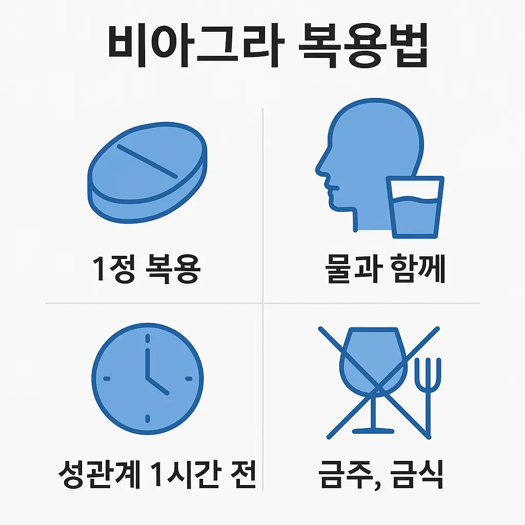 비아그라 복용법: 효과적인 복용을 위한 완벽 가이드