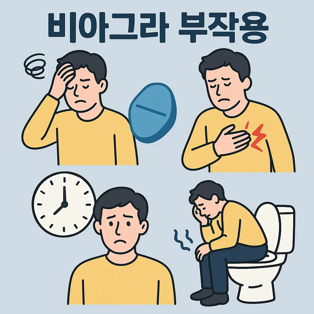 비아그라 부작용: 종합 가이드 (2025년 최신)