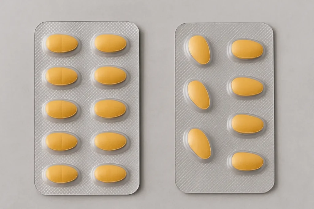 시알리스 5mg vs 20mg 비교